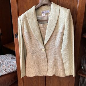 Vintage two piece skirt set